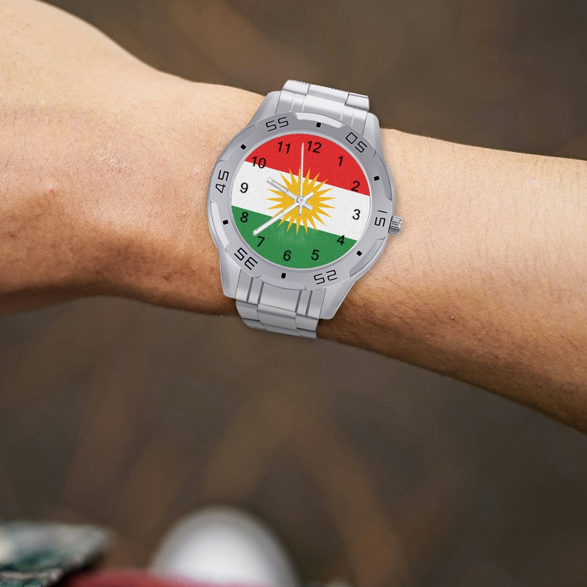 Kurdistan Stainless Steel Watch