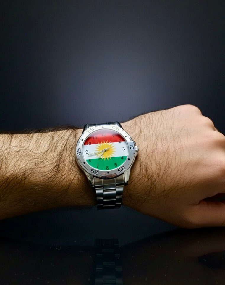 Kurdistan Stainless Steel Watch