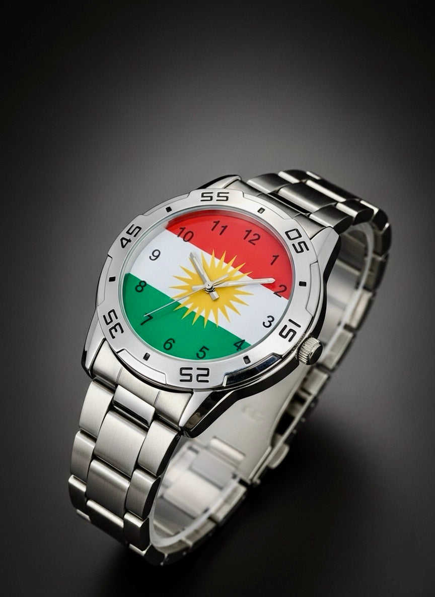 Kurdistan Stainless Steel Watch