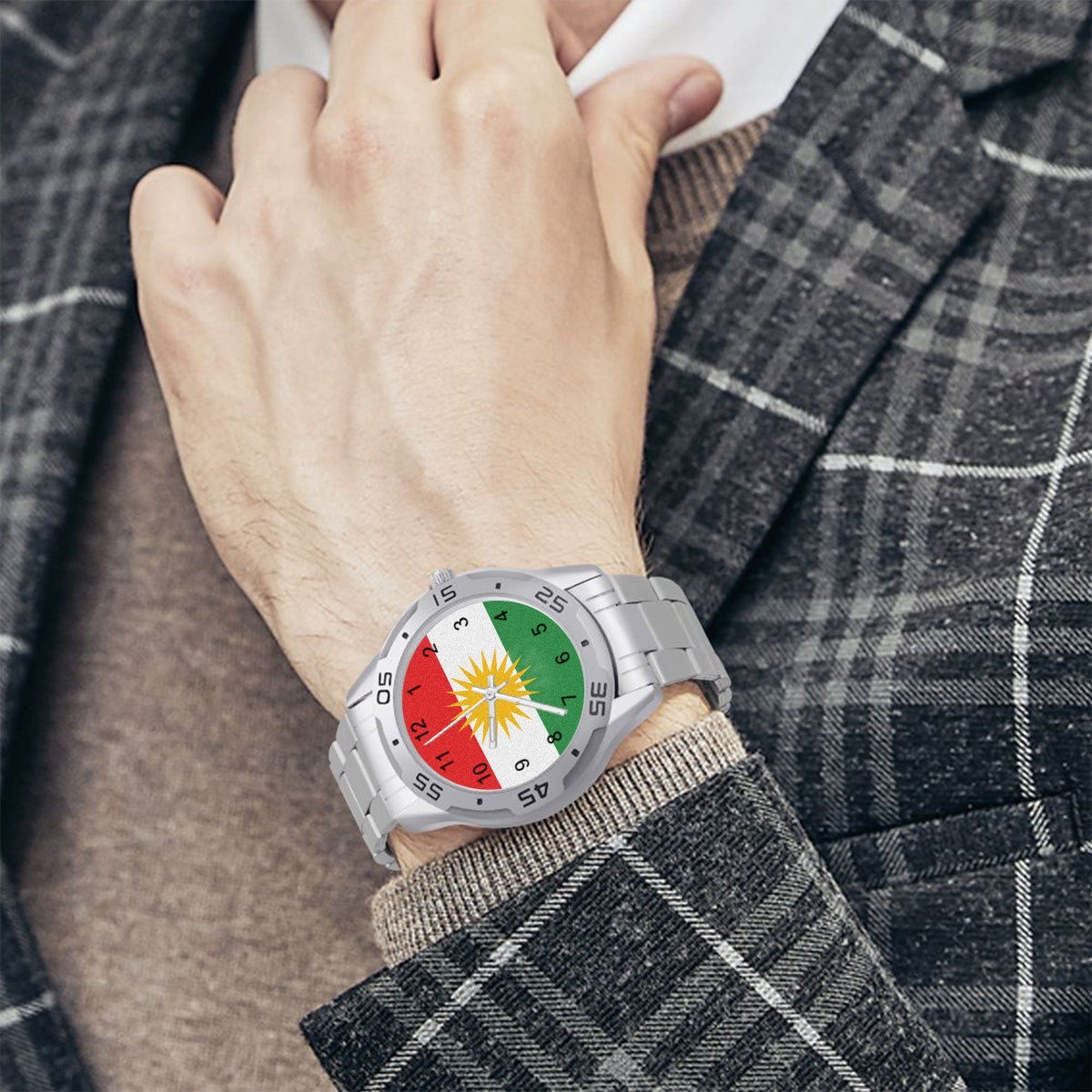 Kurdistan Stainless Steel Watch