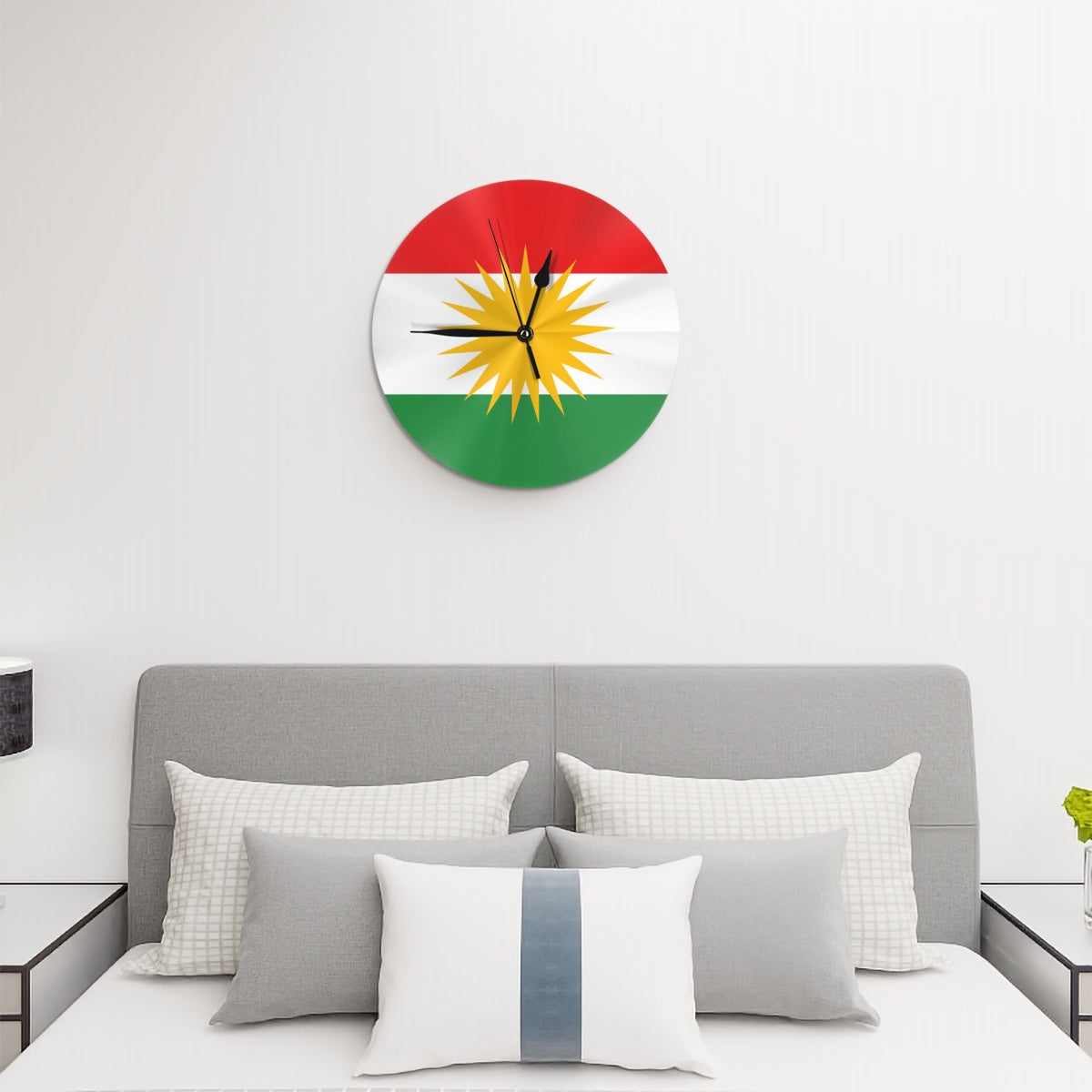 Kurdistan Wall Clock with Stand