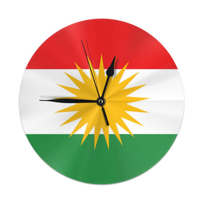 Kurdistan Wall Clock with Stand