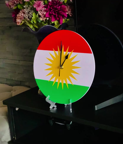 Kurdistan Wall Clock with Stand
